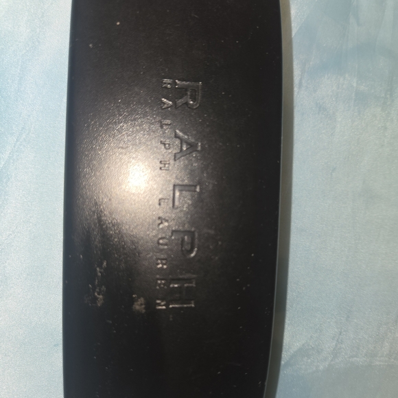 Polo Ralph Lauren Hard Shell Eyeglass Case With Eyeglass Frames/cleaning Cloth - Picture 2 of 13